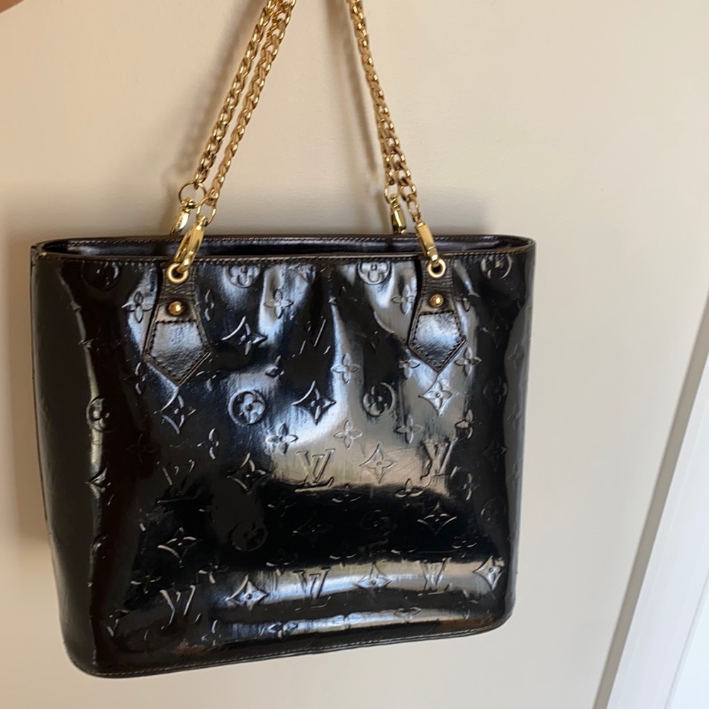 💯 Authentic black Painted Louis Vuitton